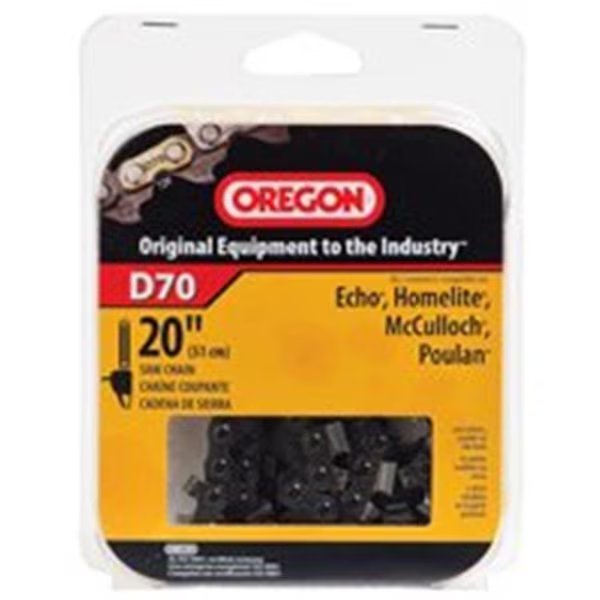 Oregon Cutting Systems D70 20 in. Chainsaw Replacment Chain, Noregon Systems, Mfr#: OR386398