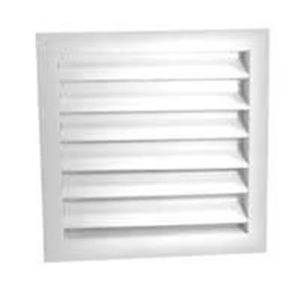 DA1424W White Aluminum Dual Louvers, 14 x 24 In., Gizmo, Mfr#: GI2630219