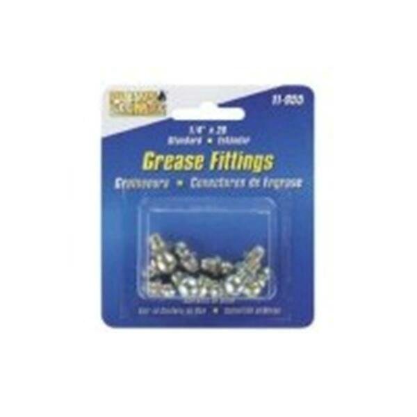 .25 In. Standard Grease Fitting, Plews/Edelmann, Mfr#: 6809552