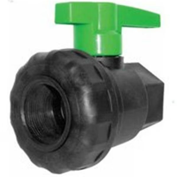 SU100E Single Union Ball Valve 1 In., Green Leaf, Mfr#: 3566957