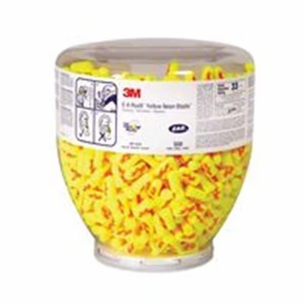 Ear 247-391-1010 E-A-RsoFront Yellow Neon Blasts One Touch Dispenser Refill 391-1010; Regular Size 2000 Pr-Case, Ear, Mfr#: 247-391-1010