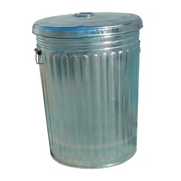 20 Gallon Galvanized Trash Can With Lid, Defenseguard, Mfr#: DE858979
