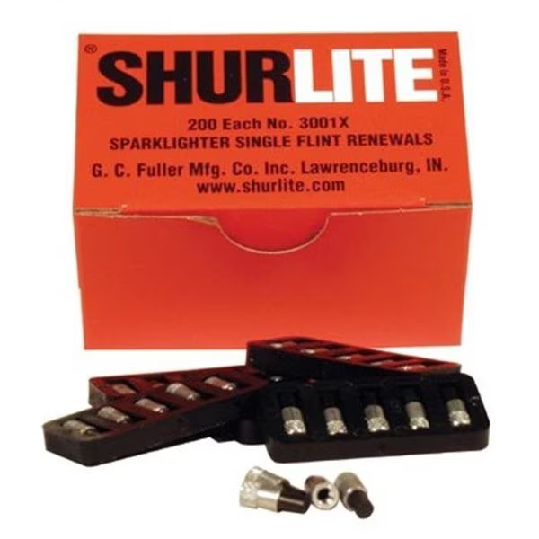 G.C. Fuller 322-3001X Fu 3001X Flint Renewal for 5 flints to a holder, G.C. Fuller, Mfr#: 322-3001X