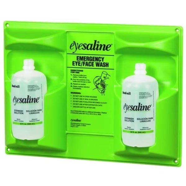 Sperian Emergency Eyewash 203-32-000460-0000 Eyesaline Single 16 Oz Wall Station, Sperian By Honeywell, Mfr#: 203-32-000460-0000