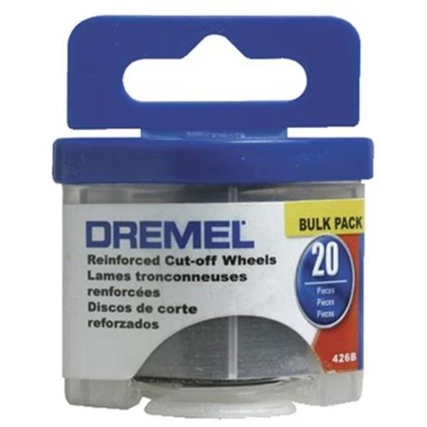 Dremel 114-426B Bulk Pack Reinforced Cut-Off Wheels 20Pc., Dremel, Mfr#: 114-426B