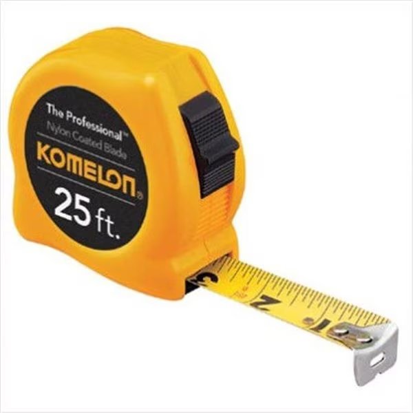 Komelon USA 416-4916 16'X3-4 Inch Yellow Case Steel Power Tape Measure, Komelon, Mfr#: 416-4916