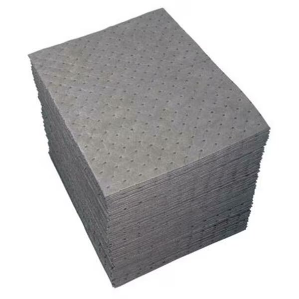 15 Inchx19 Inch Gray Dimpled Universal Sorbent Pad, Spc, Mfr#: 655-GP100