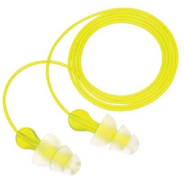 Peltor 247-P3000 Tri-Flange Corded Ear Plugs Nrr 26, 3M Peltor, Mfr#: 247-P3000