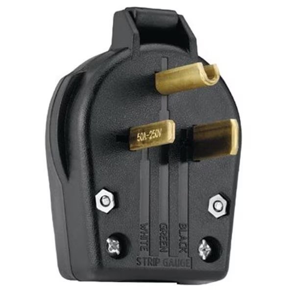 Cooper Wiring Devices 309-S42-SP Angle Grounding Plug, Eaton Wiring Devices, Mfr#: 309-S42-SP