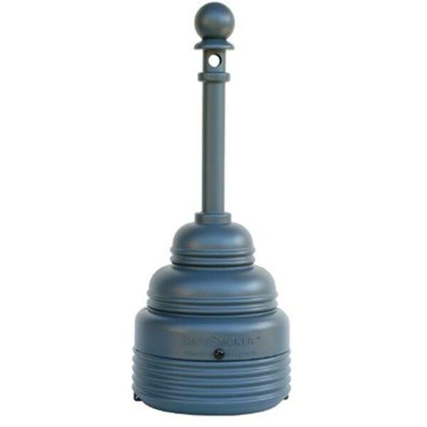 Safesmoker Receptacle Poly W-Metal Bucket-Gray, Eagle Mfg, Mfr#: 258-1208GRAY