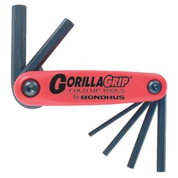 Bondhus 116-12592 1.5Mm-6Mm Gorilla Grip Foldup Tool Set, Bondhus, Mfr#: 116-12592