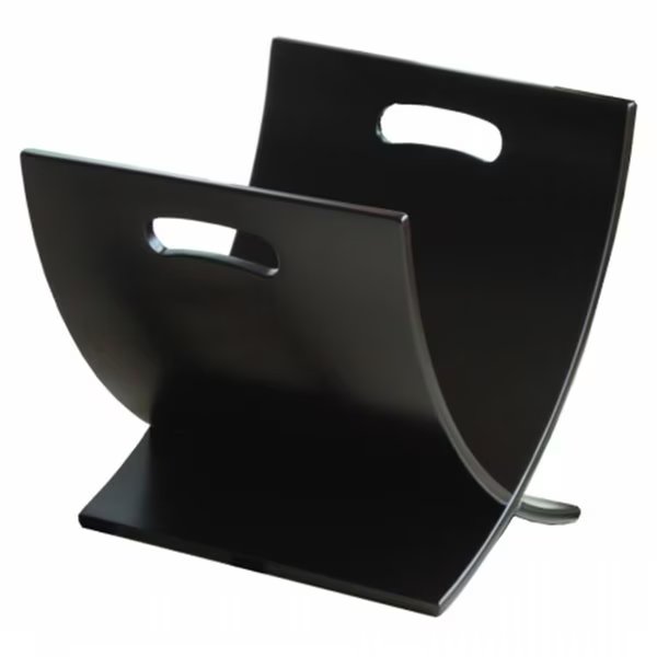 Contemporary Espresso Finish Wooden Magazine Rack, Seatsolutions, Mfr#: SE2145182