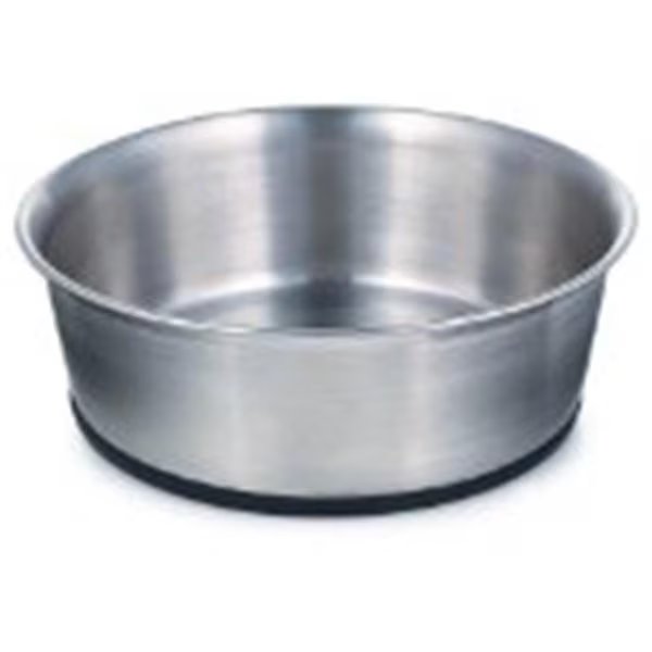 Stainless Steel Bowl with Rubber Base 52oz, Petpath, Mfr#: PE2478811