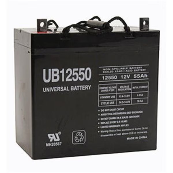 Upg 40740 Ub12550 Plus On Left  Sealed Lead Acid Battery, Upg, Mfr#: 40740