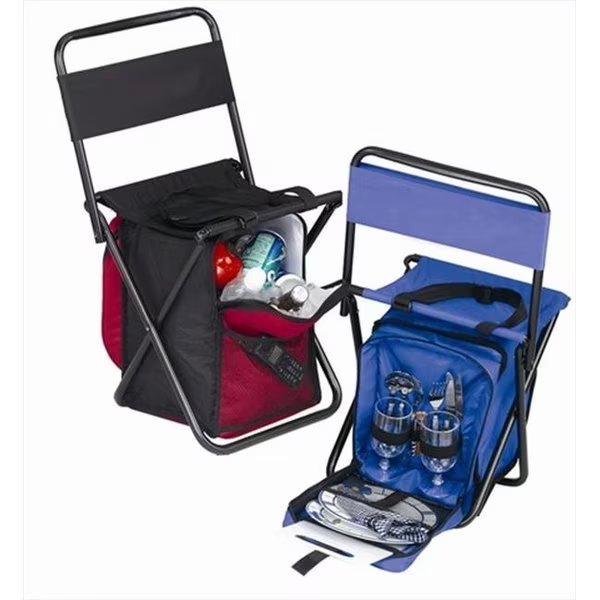 Preferred Nation 7467.Red Picnic Chair with Cooler - Red, Preferred Nation, Mfr#: 7467.Red