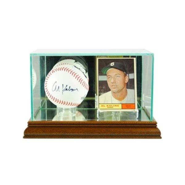 Perfect Cases CRDSB-W Card and Baseball Display Case; Walnut, Perfect Cases, Mfr#: CRDSB-W