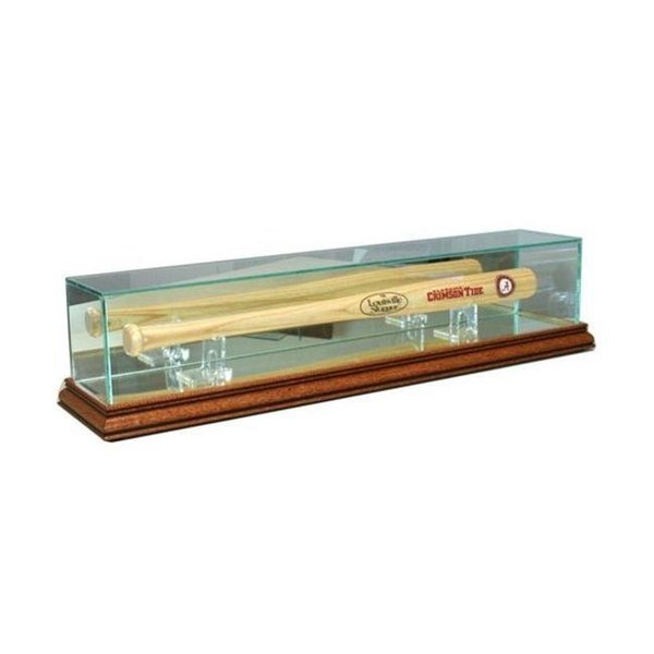 Perfect Cases MNIBSBT-W Mini Bat Display Case; Walnut, Perfect Cases, Mfr#: MNIBSBT-W