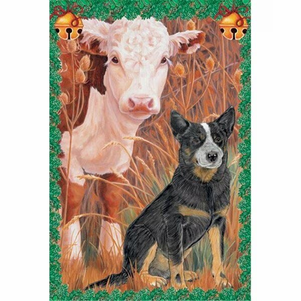 Holiday Boxed Cards- Australian Cattle Dog, Pipsqueak Productions, Mfr#: C998