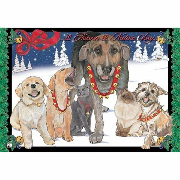 Mix Dog With Cat Holiday Boxed Cards, Pipsqueak Productions, Mfr#: C400