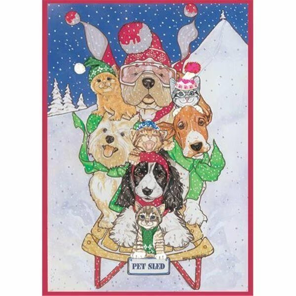 Mix Dog With Cat Holiday Boxed Cards, Pipsqueak Productions, Mfr#: C417