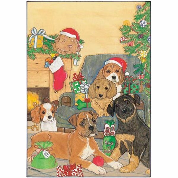 Mix Dog Holiday Boxed Cards, Pipsqueak Productions, Mfr#: C474