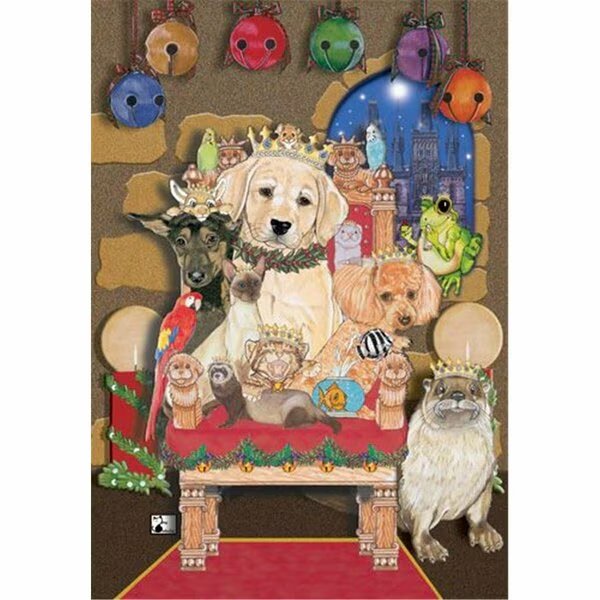 Mix Dog With Cat Holiday Boxed Cards, Pipsqueak Productions, Mfr#: C488
