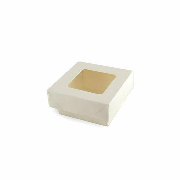 Small White Kray Box With Window 7 Oz., 250PK, Packnwood, Mfr#: 210KRAYWH85
