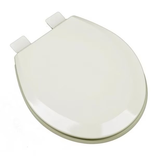 Plumbing Technologies 1F1R5-02 Premium Molded Round Wood Toilet Seat; Biscuit, Plumbing Technologies, Mfr#: 1F1R5-02