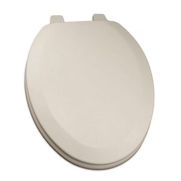 Plumbing Technologies 1F1E3-02 Deluxe Molded Wood Elongated Toilet Seat; Biscuit & Linen, Plumbing Technologies, Mfr#: 1F1E3-02