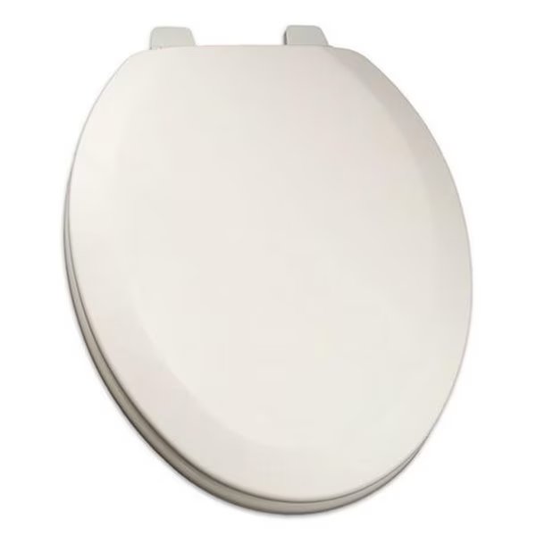 Plumbing Technologies 1F1E3-04 Deluxe Molded Wood Elongated Toilet Seat; Cotton White, Plumbing Technologies, Mfr#: 1F1E3-04