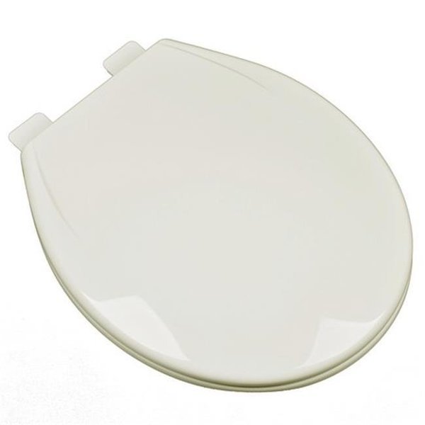 Plumbing Technologies 2F1R6-02 Slow Close Plastic Round Front Contemporary Design Toilet Seat; Linen & Biscuit, Plumbing Technologies, Mfr#: 2F1R6-02