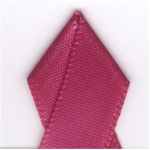 Papilion R074300090195100Y .38 in. Single-Face Satin Ribbon 100 Yards - Magenta, Papilion, Mfr#: R074300090195100Y