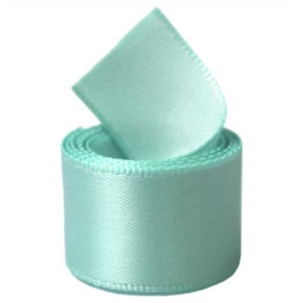 Papilion R07430538031450YD 1.5 in. Single-Face Satin Ribbon 50 Yards - Aqua, Papilion, Mfr#: R07430538031450YD