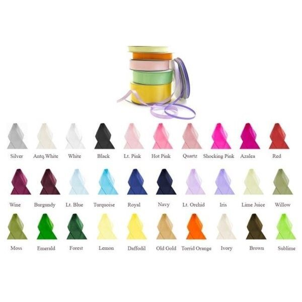 Papilion R074400090580100Y .38 in. Double-Face Satin Ribbon 100 Yards - Emerald, Papilion, Mfr#: R074400090580100Y