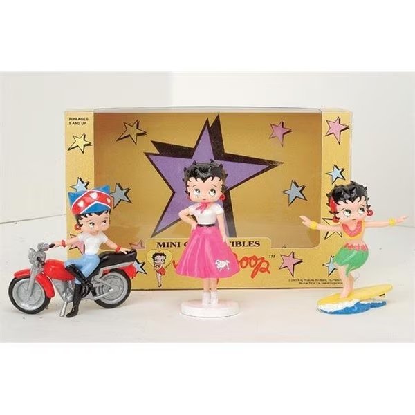Precious Kids 31303 4   Betty Boop PVC Figurines 3 piece set, Precious Kids, Mfr#: 31303