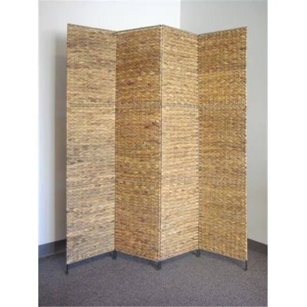 Proman Products FS16668 Water Hyacinth Deocoration Folding Screen, Proman Products, Mfr#: FS16668