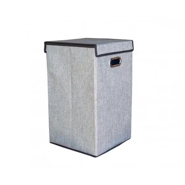 Proman Products ST16780 Fabric Laundry Basket; Grey, Proman Products, Mfr#: ST16780