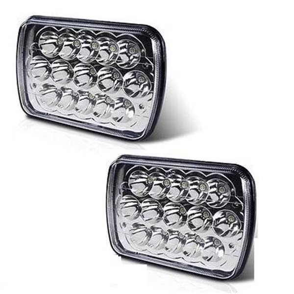 GP-Xtreme GP-LED9-124 H6054 Rectangle Conversion LED CREE High & Low Seal Beam Headlight Lamps, Gp-Xtreme, Mfr#: GP-LED9-124