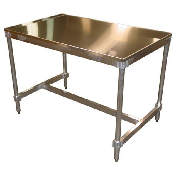 Prairie View AIFT303424-ST Stainless Top Aluminum I-Frame Table; 34 to 35.5 x 30 x 24 in., Prairie View Industries, Mfr#: AIFT303424-ST