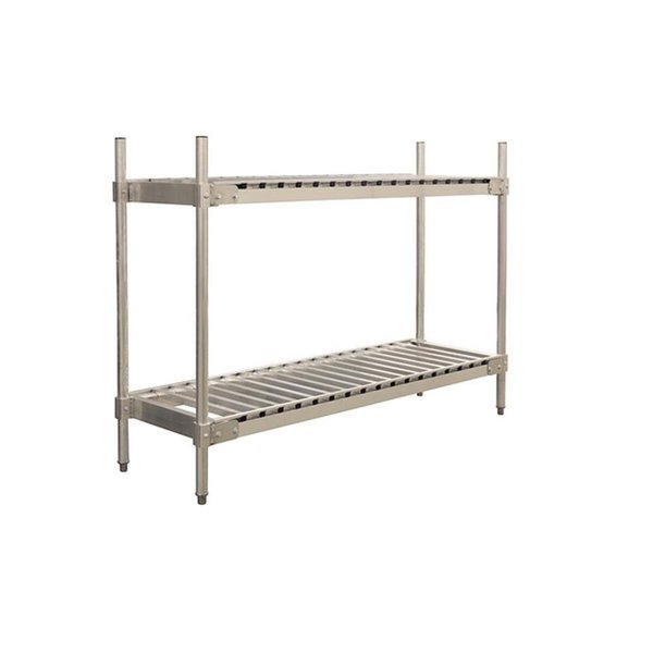 2 Tier Keg Shelving Aluminum Units, 20 x 63.75 in., Daphnes Dinnette, Mfr#: DA116603