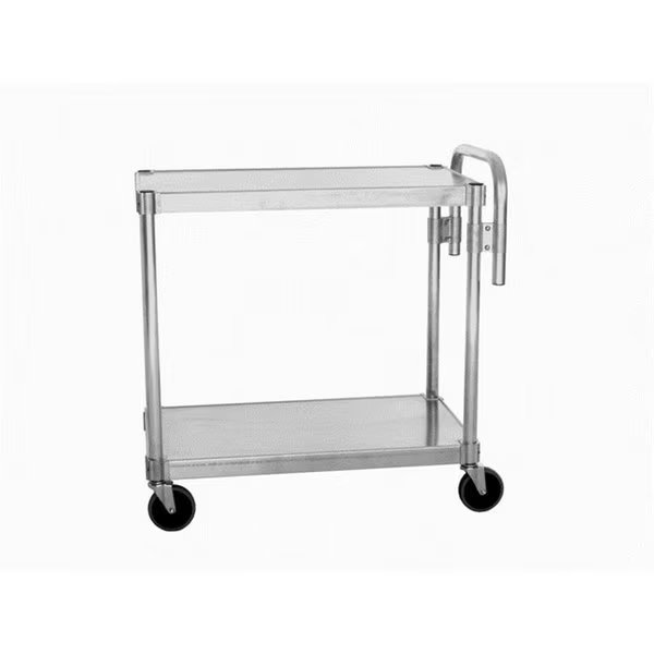 NUC2048 2 Tier Aluminum Utility Carts- 36 x 20 x 48 in., Prairie View Industries, Mfr#: AUC2048