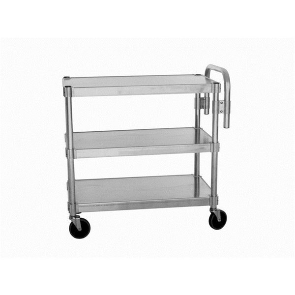 NUC2424-3 3 Tier Aluminum Utility Carts- 36 x 24 x 24 in., Prairie View Industries, Mfr#: AUC2424-3