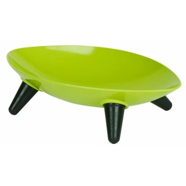 Melamine Couture Sculpture Single Dog BowlOil Green, Petpurifiers, Mfr#: PE484737