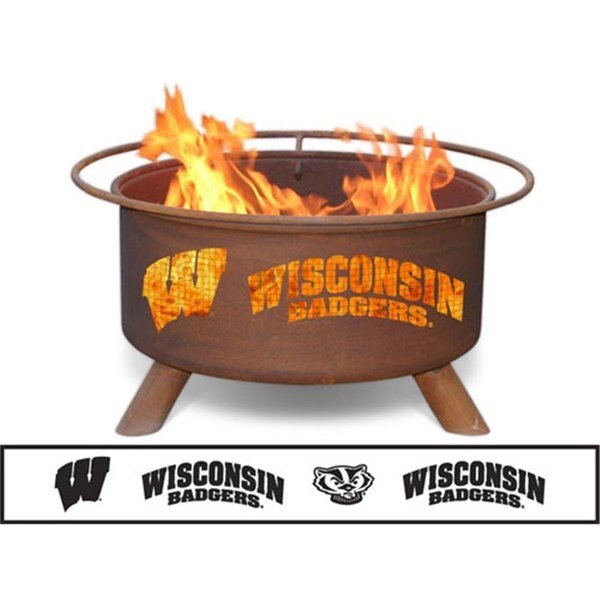 University of Wisconsin Fire Pit, Patina Products, Mfr#: PA434444