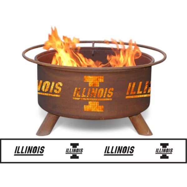 University of Illinois Fire Pit, Patina Products, Mfr#: F220