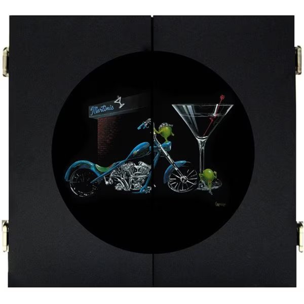 Custom Martini Dartboard Cabinet, Petro Enterprises, Mfr#: PE434506