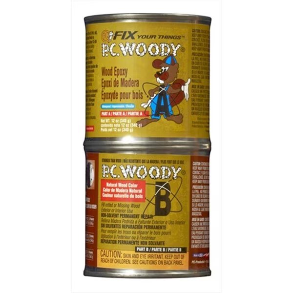 12 Oz Woody Wood Epoxy Paste, Pc Products, Mfr#: PR434678