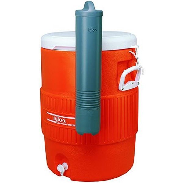 Igloo 42021 10 Gallon Seat Top Beverage Cooler - Orange, Igloo, Mfr#: 42021