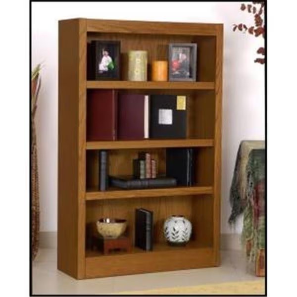 Concepts In Wood MI3048-D Single Wide Bookcase; Dry Oak Finish 4 Shelves, Concepts In Wood, Mfr#: MI3048-D