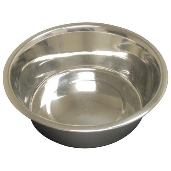 QT Dog 3544 Embossed Rim Medium 2 qt Stainless Steel Feeding Bowl, Qt Dog, Mfr#: 3544
